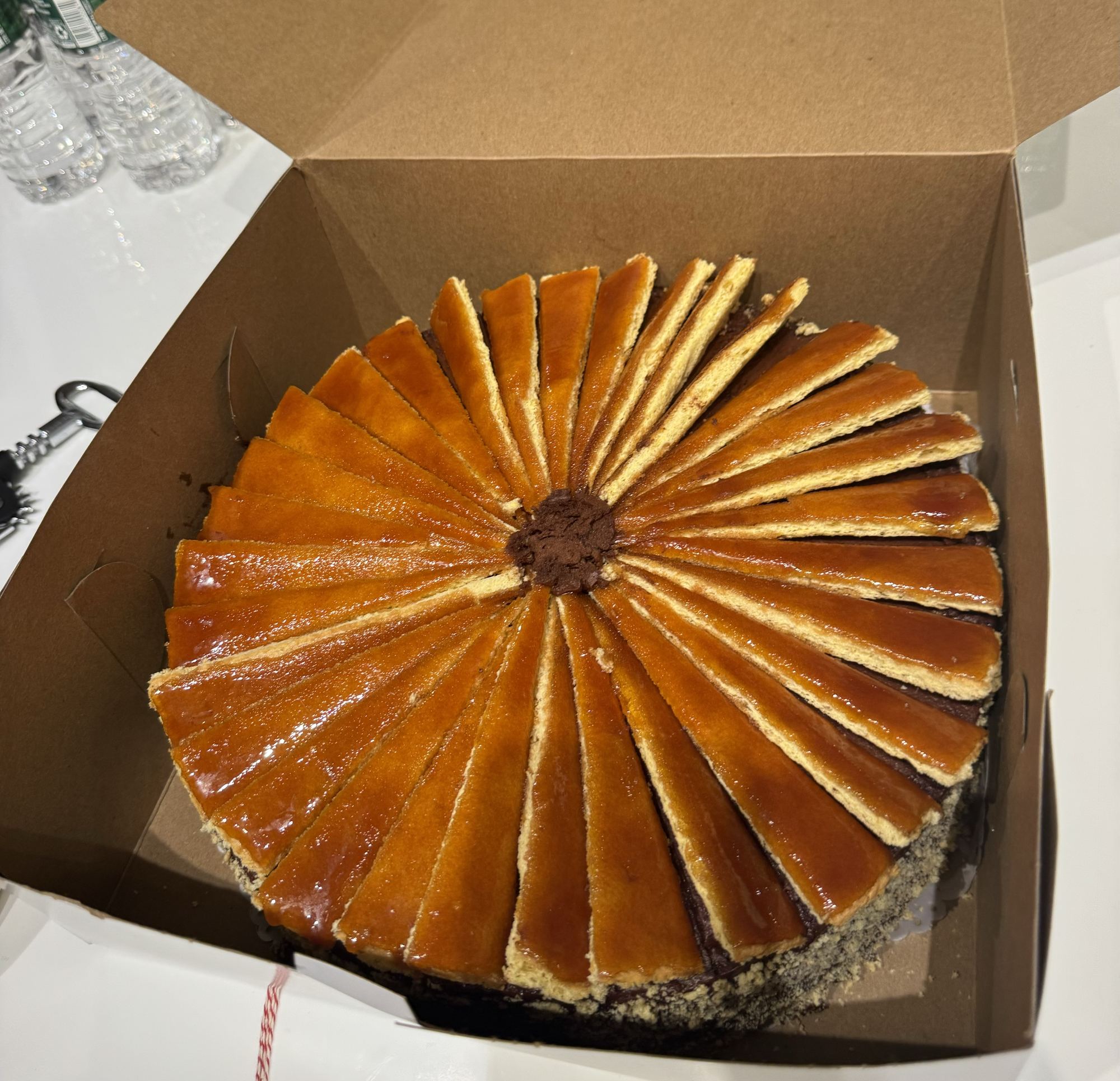 A golden tart
