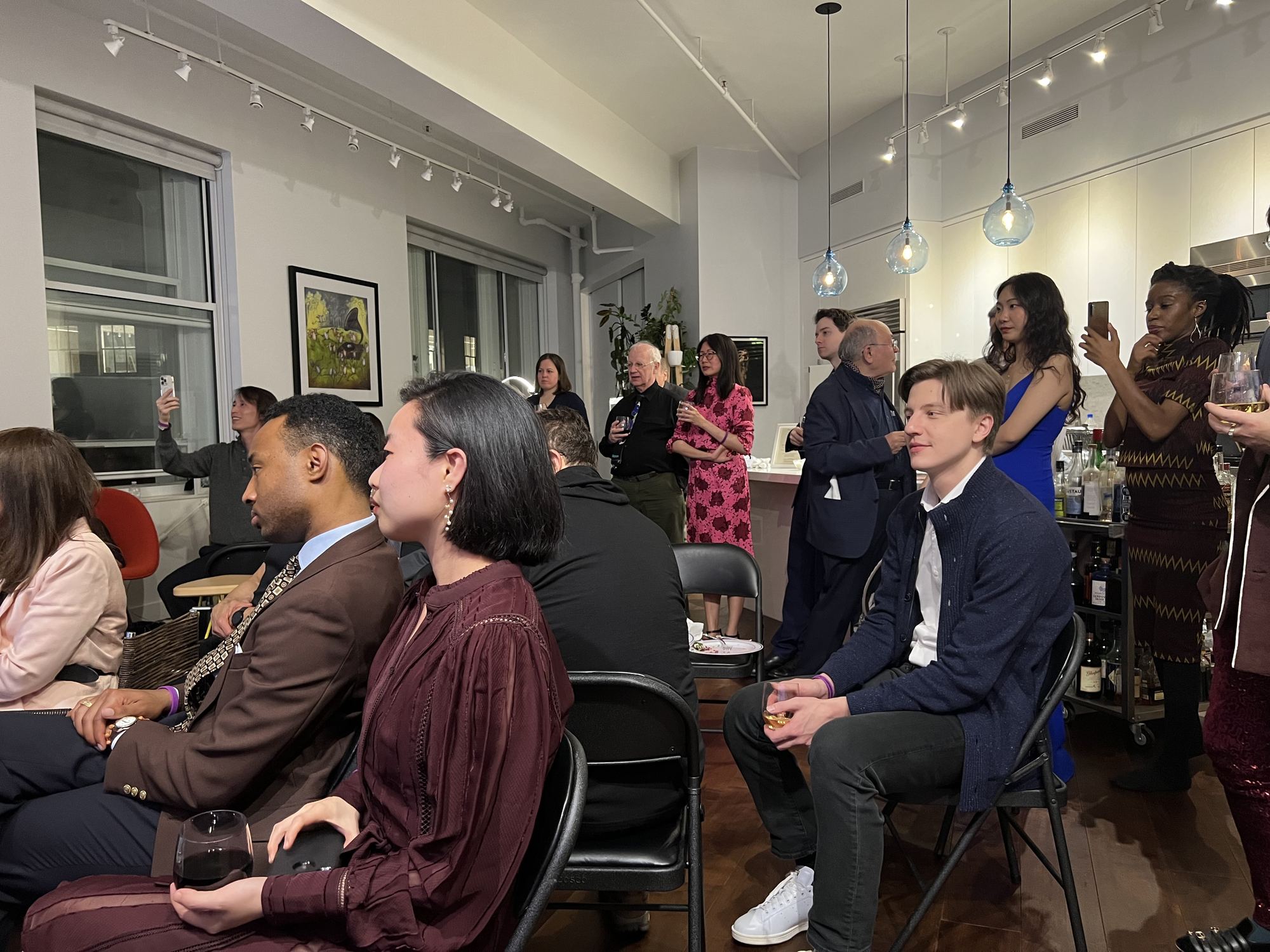 An afternoon audience