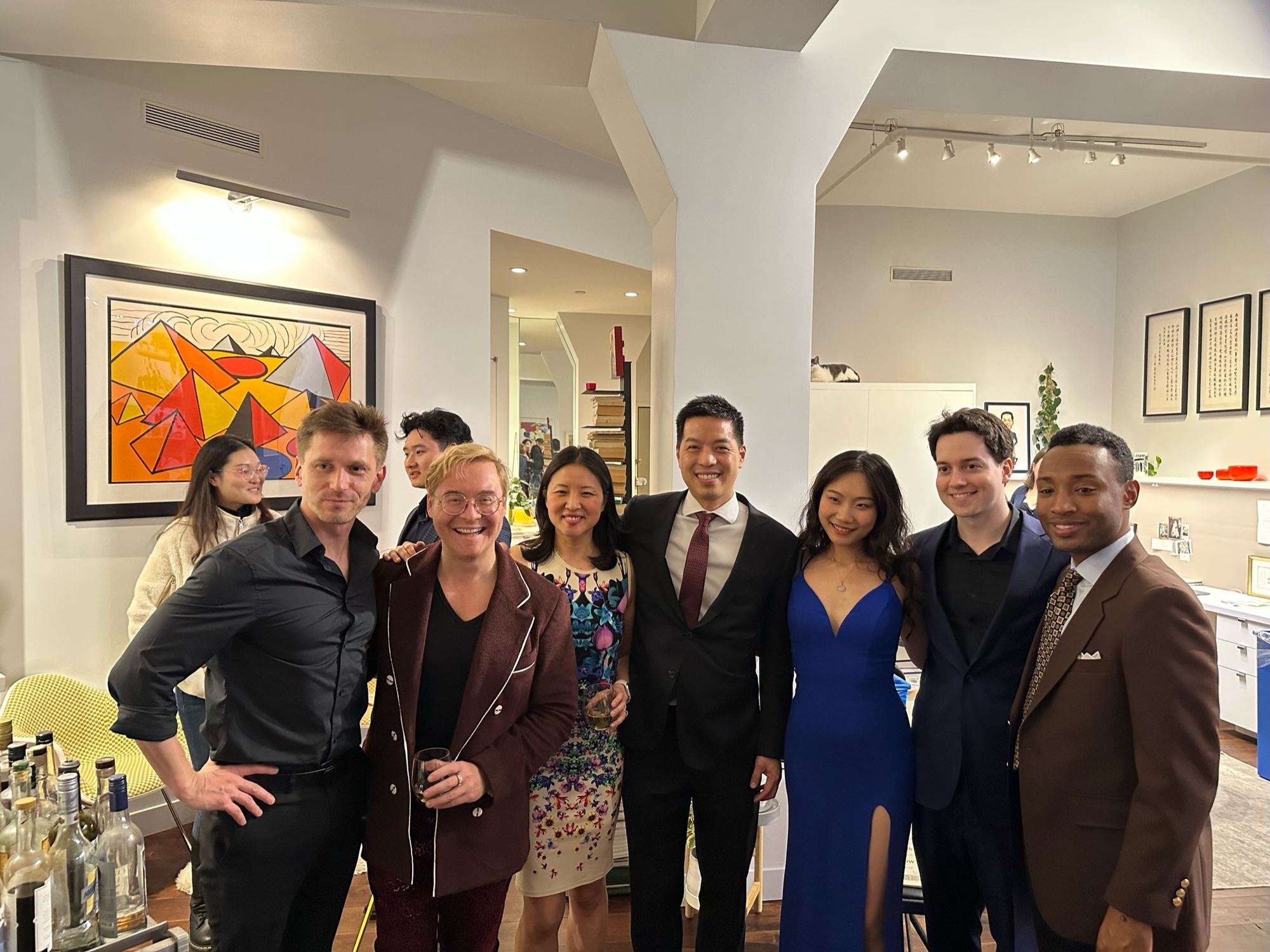 Everyone who played, at the reception