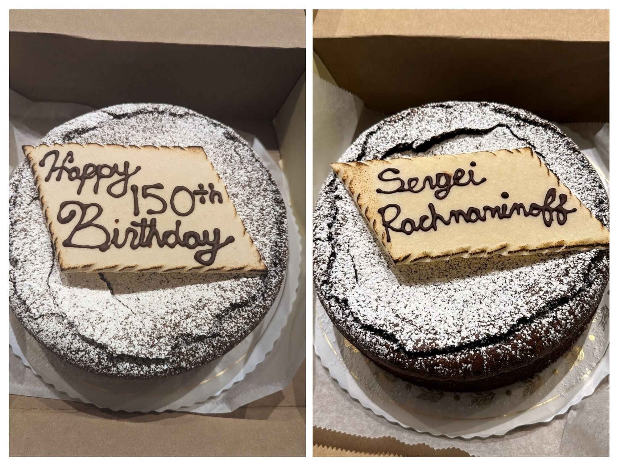 The two cakes