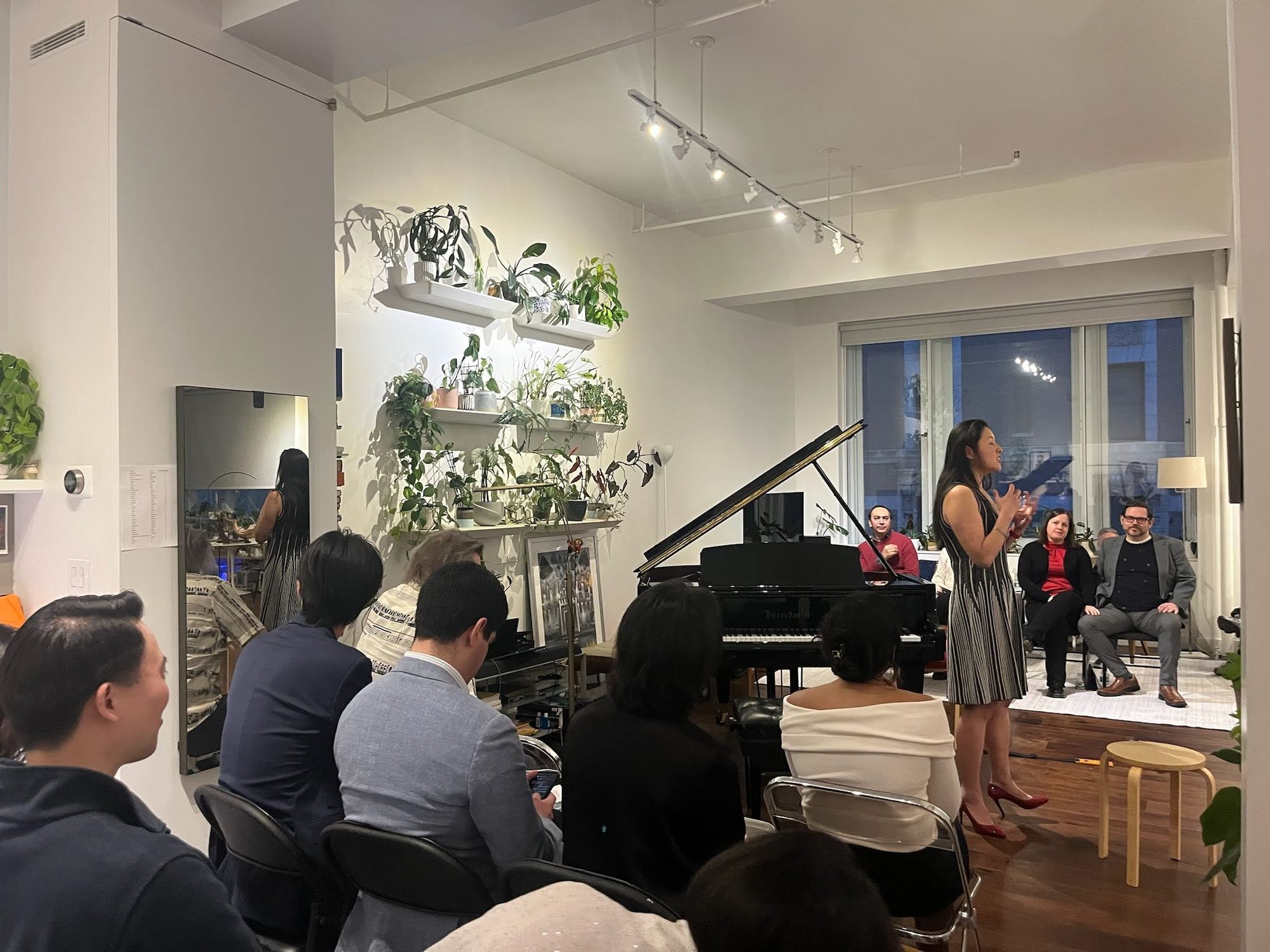Playing to a full room