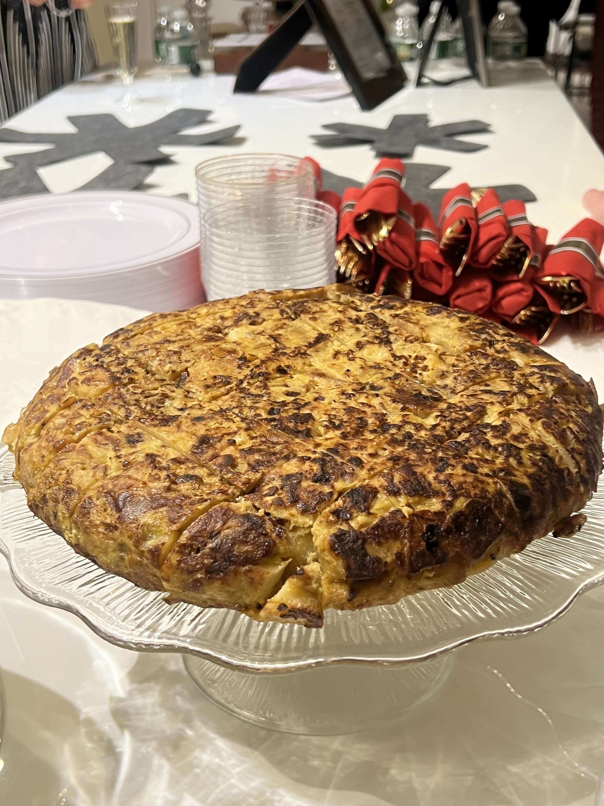 Tortilla de patatas con cebolla